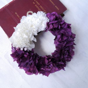 紫陽花リース