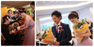 結婚式の花束