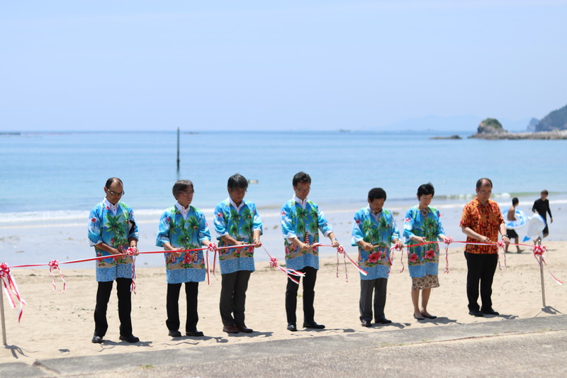 延岡市の海開き