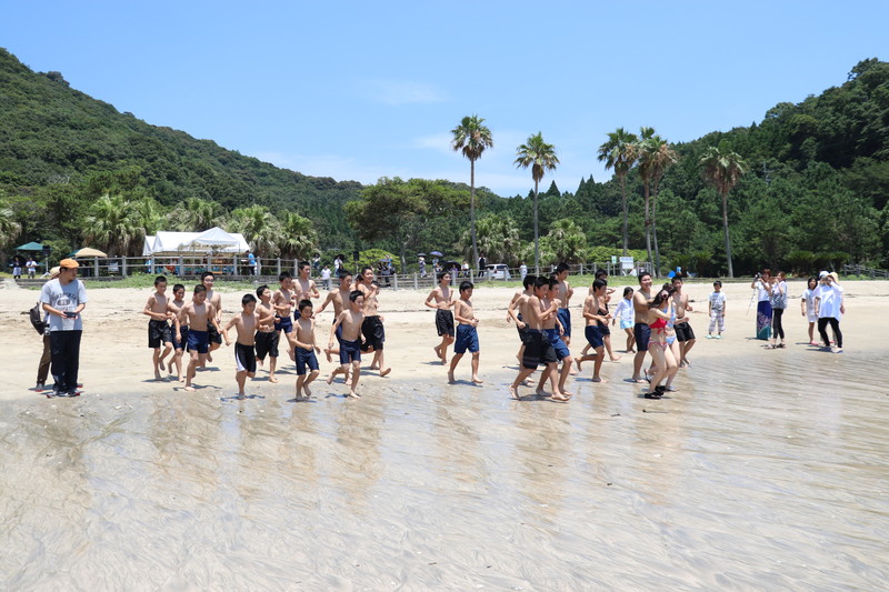 下阿蘇ビーチの海開き