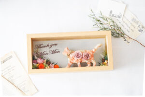 猫のプリザーブドフラワー