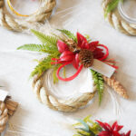 プリザーブドフラワーしめ飾り