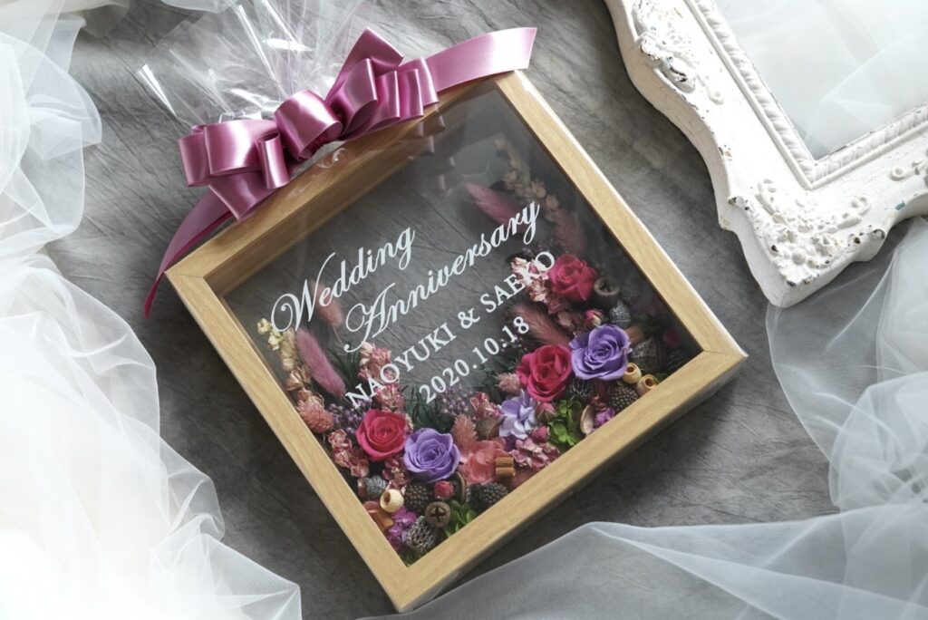 プリザーブドフラワーフラワーフレーム